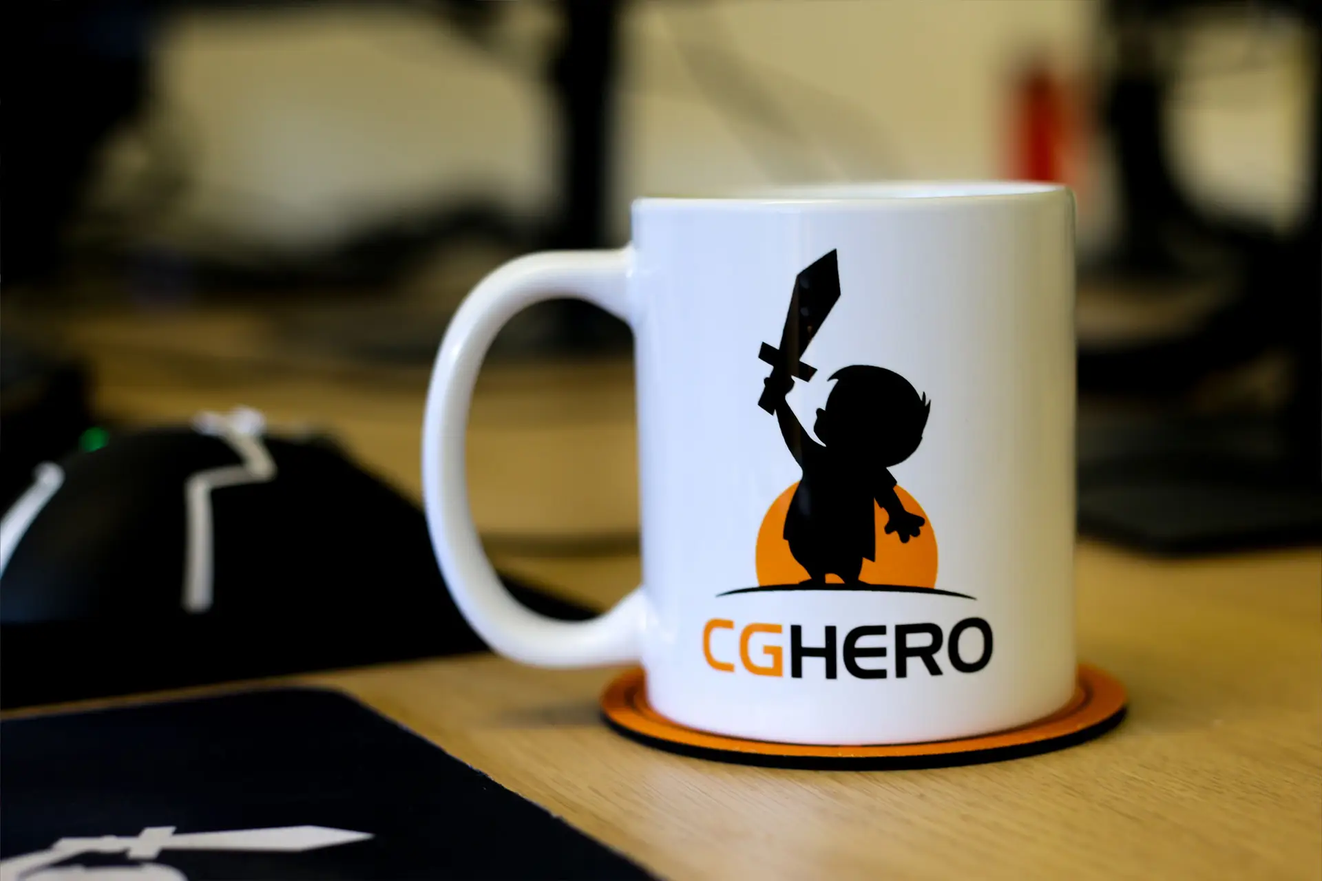 CGHERO Mug with original CGHERO Kid Hero Logo